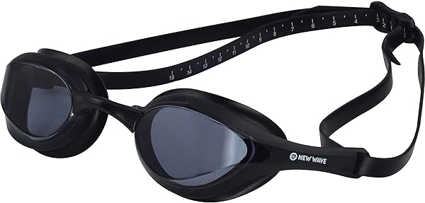 New Wave Swim Buoy Wave Fusion Swim Goggles Smoke Lens Black Frame Nightfall for Ultimate Clarity and Comfort in Water - View 2 of 9