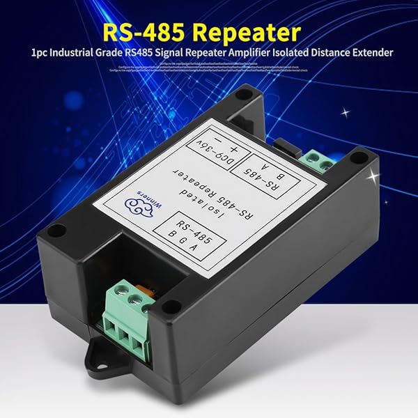Walfront Industrial RS485 Repeater: DC-DC Isolated Power Module for Attendance & IC Card Systems - View 3 of 10