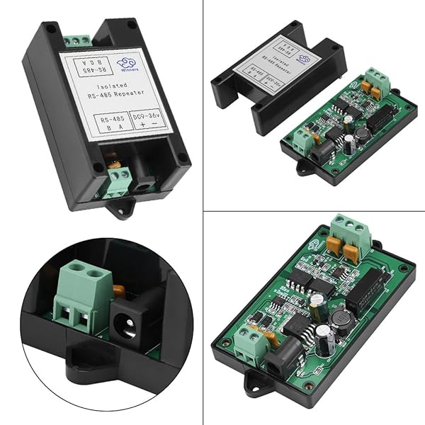 Walfront Industrial RS485 Repeater: DC-DC Isolated Power Module for Attendance & IC Card Systems - View 5 of 10