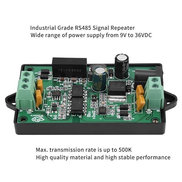 Walfront Industrial RS485 Repeater: DC-DC Isolated Power Module for Attendance & IC Card Systems - View 7 of 10