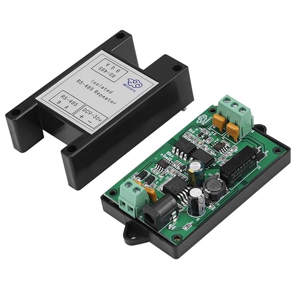 Walfront Industrial RS485 Repeater: DC-DC Isolated Power Module for Attendance & IC Card Systems - View 10 of 10
