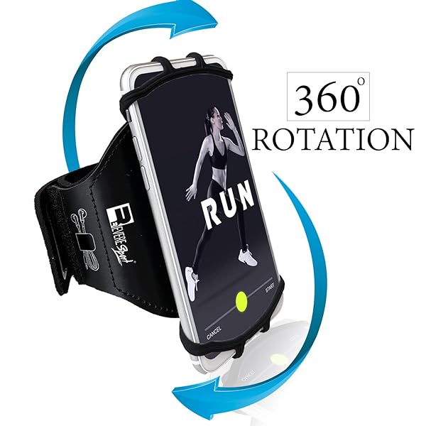 RevereSport RevereSport Universal iPhone Running Armband: Perfect Phone Holder for All Models (11/12/13/14/15/16/SE/X/XR/Plus/Max/Pro) - View 3 of 7