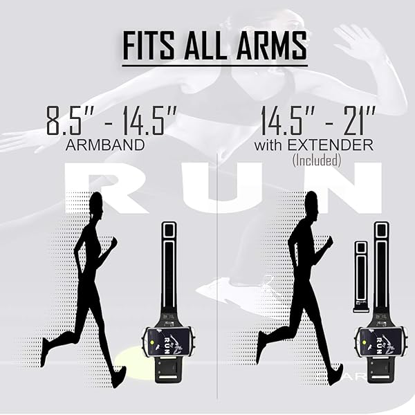 RevereSport RevereSport Universal iPhone Running Armband: Perfect Phone Holder for All Models (11/12/13/14/15/16/SE/X/XR/Plus/Max/Pro) - View 6 of 7