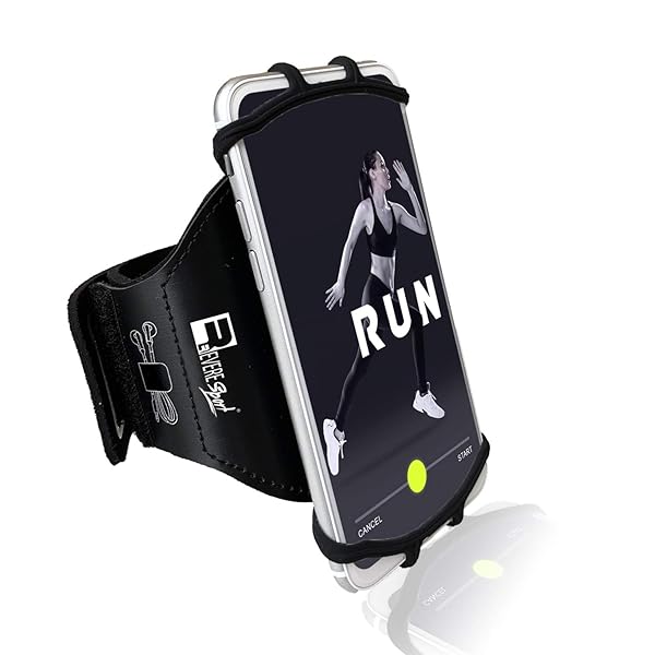 RevereSport RevereSport Universal iPhone Running Armband: Perfect Phone Holder for All Models (11/12/13/14/15/16/SE/X/XR/Plus/Max/Pro)