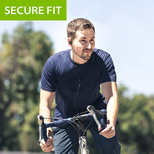 Avantree Avantree E171 - Sports Earbuds Wired with Microphone, Sweatproof Wrap Around Earphones with Over Ear Hook, in Ear Running Headphones for Workout Exercise Gym Compatible with Cell Phones - View 2 of 7