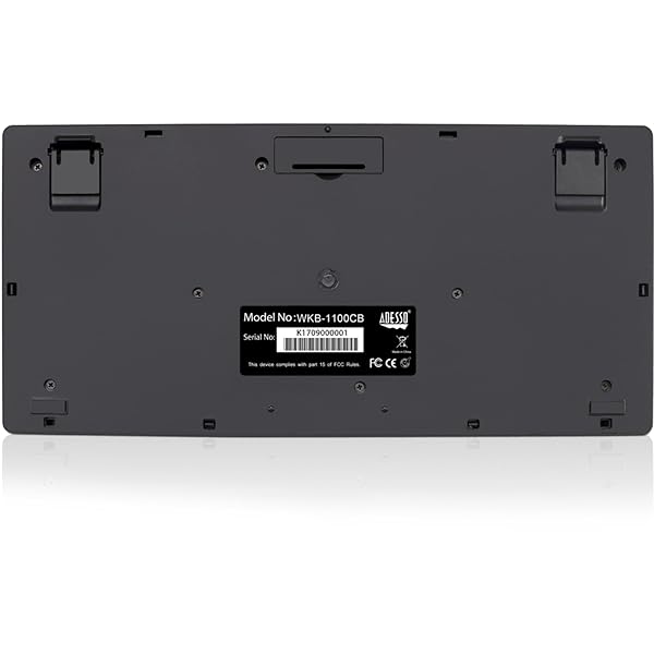 Adesso Wireless Mini Keyboard Mouse Combo for Effortless Typing and Navigation - View 5 of 9