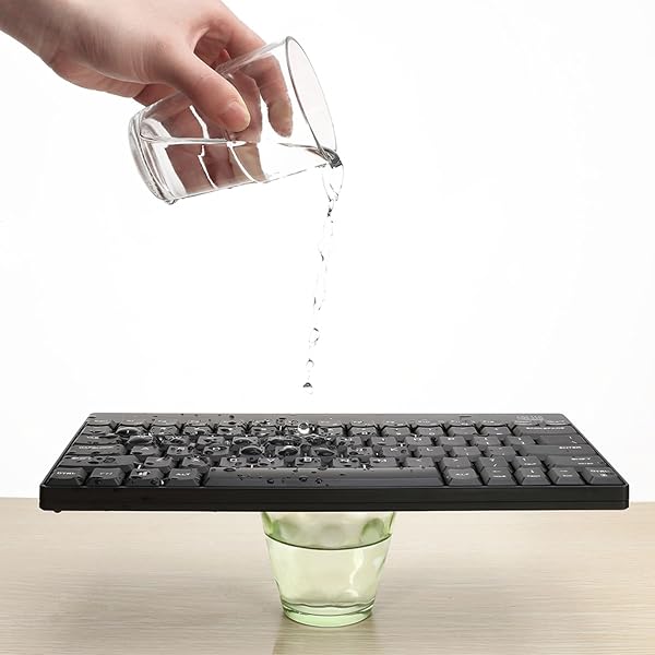 Adesso Wireless Mini Keyboard Mouse Combo for Effortless Typing and Navigation - View 6 of 9