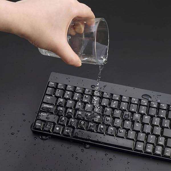 Adesso Wireless Mini Keyboard Mouse Combo for Effortless Typing and Navigation - View 8 of 9