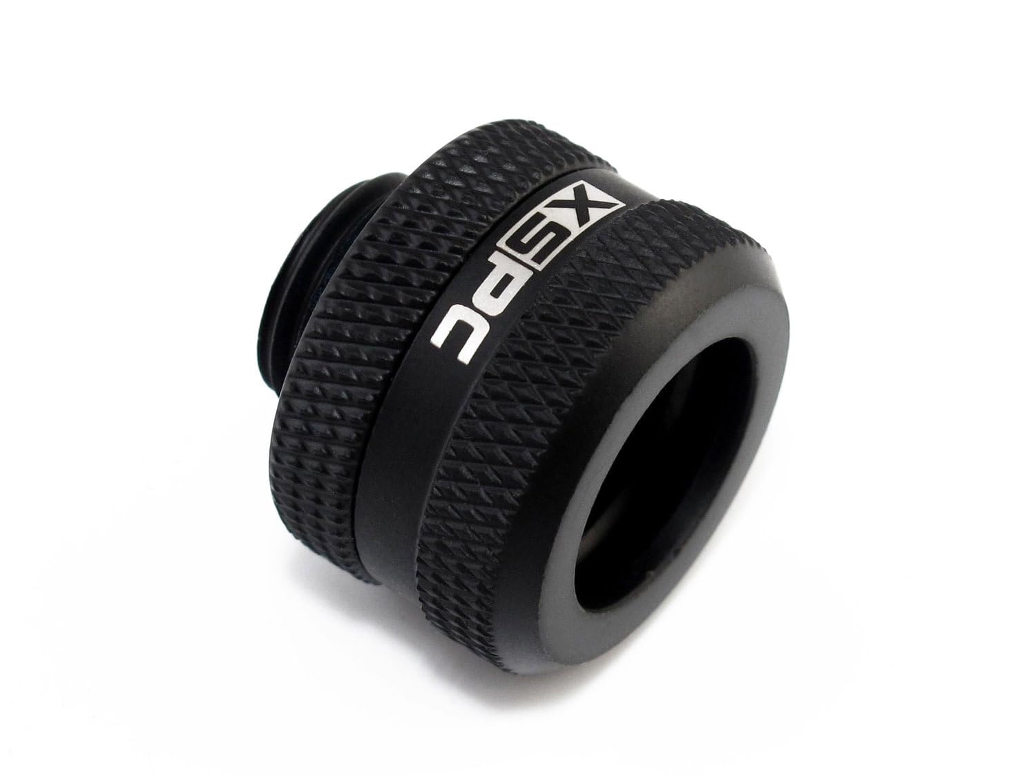 XSPC G1/4 to 10mm ID 14mm OD Rigid Tubing Fitting Matte Black 8-Pack for Metal and PETG Tubing - View 3 of 9