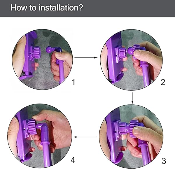 NCElec NCElec 011 Universal Lazy Bracket Mobile Phone Stand Holder for Desk Bed Bike and Motorcycle Black - View 9 of 9