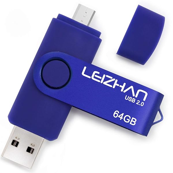 leizhan LEIZHAN 64GB Micro USB Flash Drive OTG for Android Phones Samsung Xiaomi LG Sony OnePlus HTC Meizu USB 2.0 Memory Stick - View 2 of 9