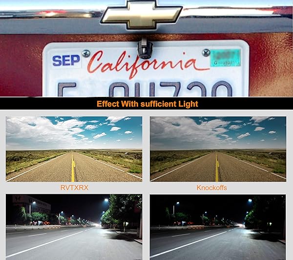 RVTXRX High Definition Backup Camera 170 Degree Wide Angle IP68 Waterproof for Mini Car Van Pickup SUV - View 6 of 8