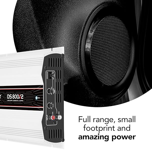 Taramp's Taramps DS 800x2 800W RMS 2 Channel Car Sound Amplifier for Powerful Audio Performance - View 10 of 11