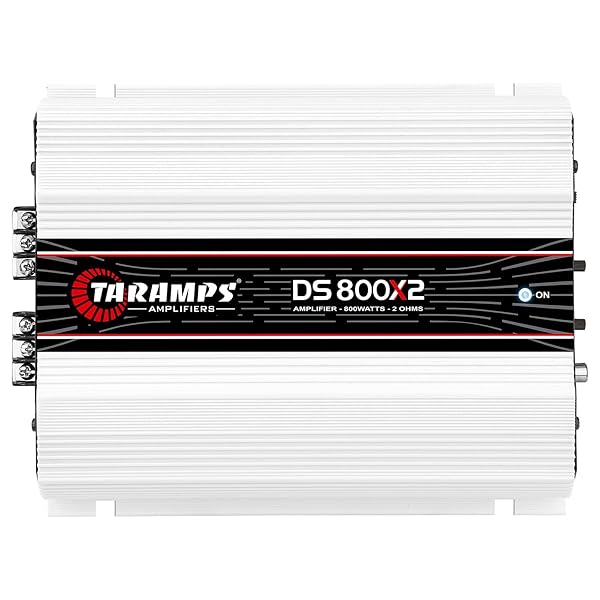 Taramp's Taramps DS 800x2 800W RMS 2 Channel Car Sound Amplifier for Powerful Audio Performance - View 2 of 11