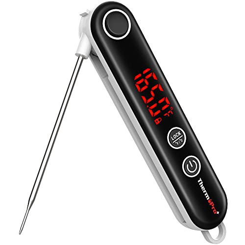 ThermoPro TP18 Instant Read Meat Thermometer: Fast & Accurate BBQ, Grilling, and Cooking Tool