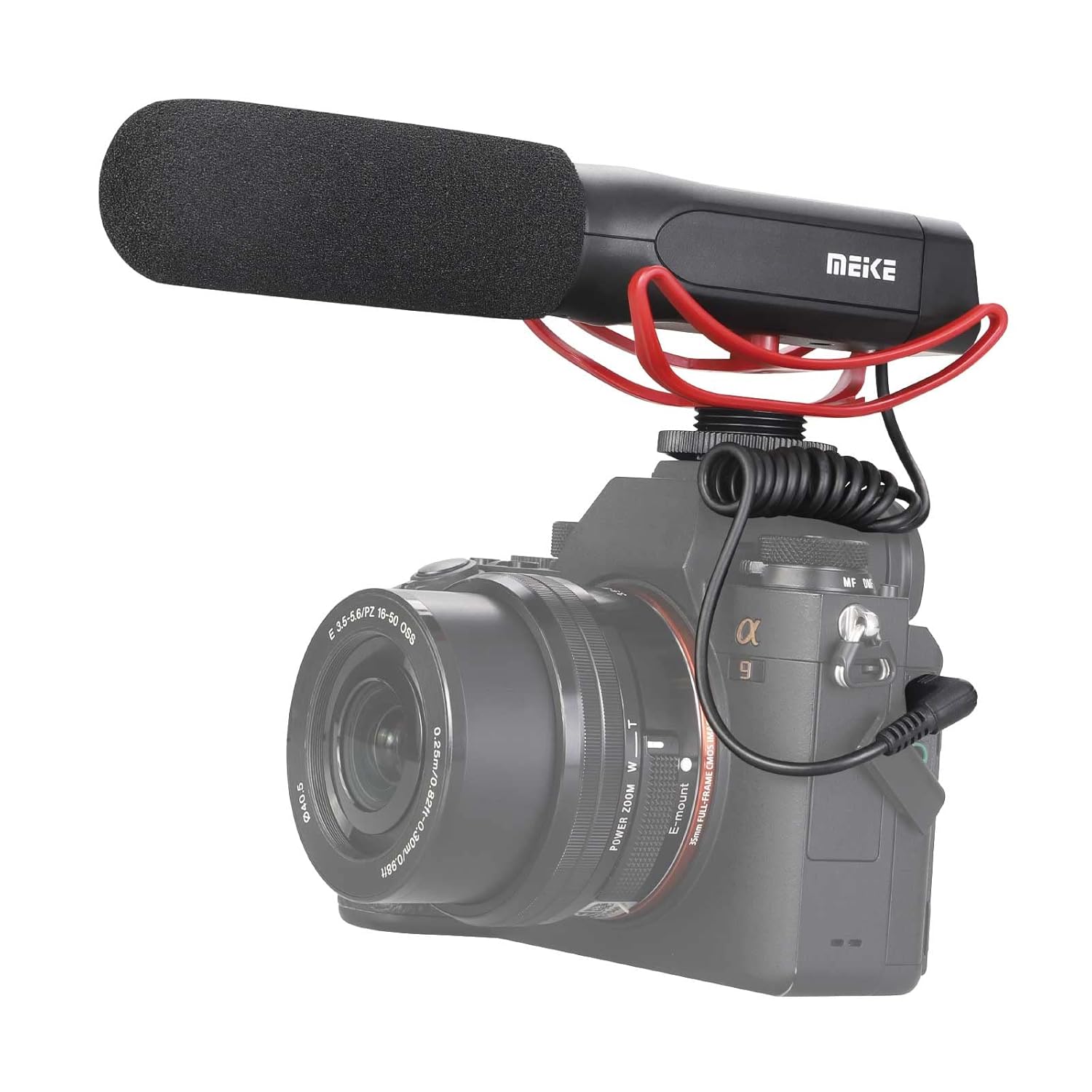 Meike Meike MK-MP2 Uni-Directional Cardioid Microphone for Sony Cameras and Camcorders Ideal for Interviews and Video Recording