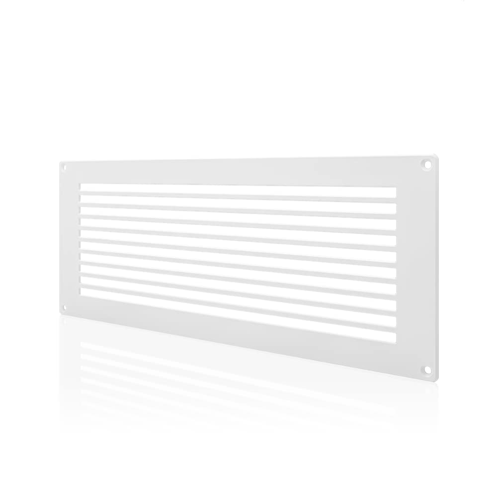 AC Infinity AC Infinity 17 Inch Passive Ventilation Grille White for PC Computer AV Equipment Cabinets Rooms and Closets