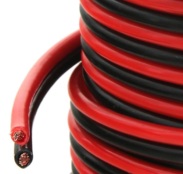 GS Power GS Power 10 AWG Oxygen Free Copper Wire 25 FT Red and Black Bonded Zip Cable for Car Audio Speaker and Automotive Wiring - View 2 of 8