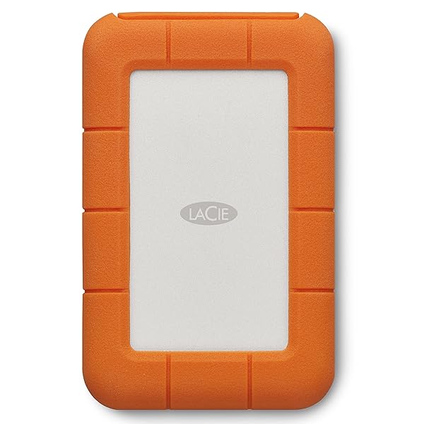 Seagate LaCie Rugged USB-C 5TB Portable External Hard Drive Drop Shock Dust Rain Resistant for Mac and PC - View 7 of 11