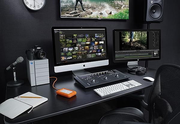 Seagate LaCie Rugged USB-C 5TB Portable External Hard Drive Drop Shock Dust Rain Resistant for Mac and PC - View 11 of 11