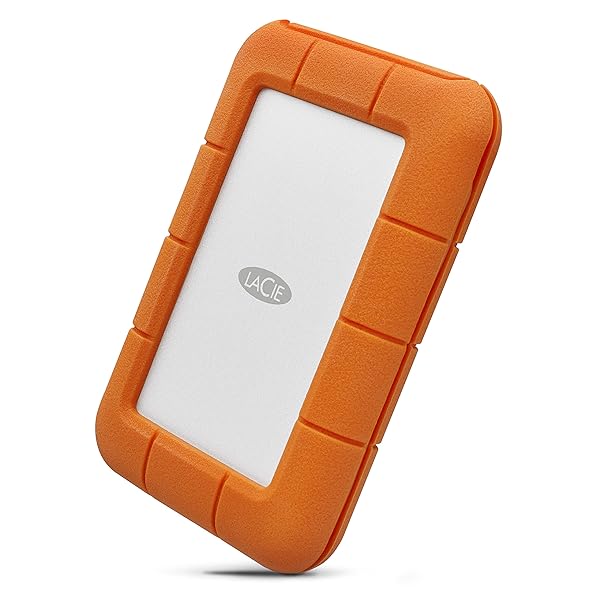 Seagate LaCie Rugged USB-C 5TB Portable External Hard Drive Drop Shock Dust Rain Resistant for Mac and PC - View 3 of 11