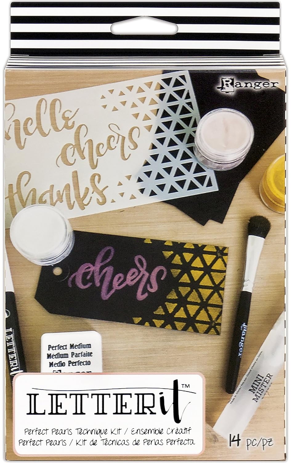 Ranger Ranger Letter It Perfect Pearls Technique Kit for Stunning Craft Projects