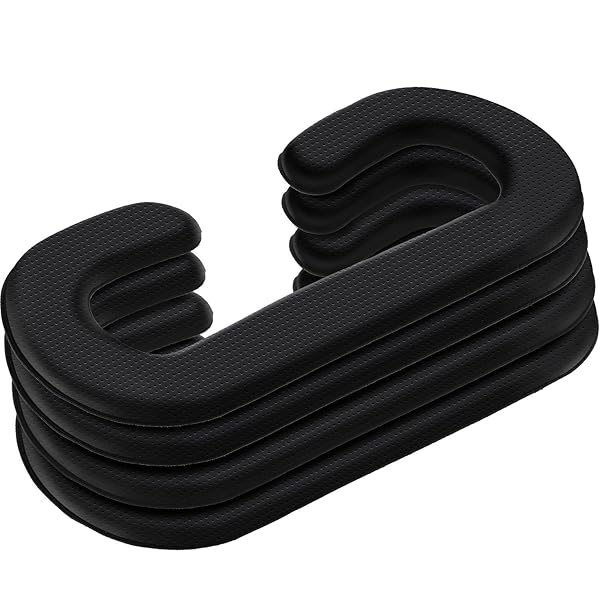 SATINIOR SATINIOR 4 Pack Memory Foam Face Pads for HTC Vive - Comfortable PU Leather Replacement Covers