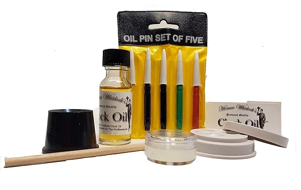 Horace Whitlock's Horace Whitlock's Clock Oil Kit: Complete Cleaning & Oiling Solution with Easy Step-by-Step Guide