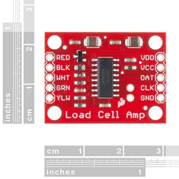SparkFun SparkFun HX711 Load Cell Amplifier: Build Scales & Measure Weight with Ease - View 3 of 8