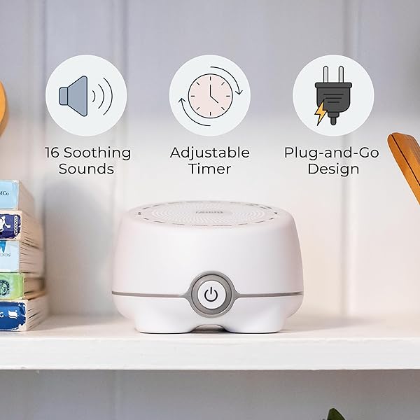 YOGASLEEP Yogasleep Whish White Noise Sound Machine with 16 Soothing Sounds for Sleep Aid Office Privacy and Travel Essentials - View 2 of 8