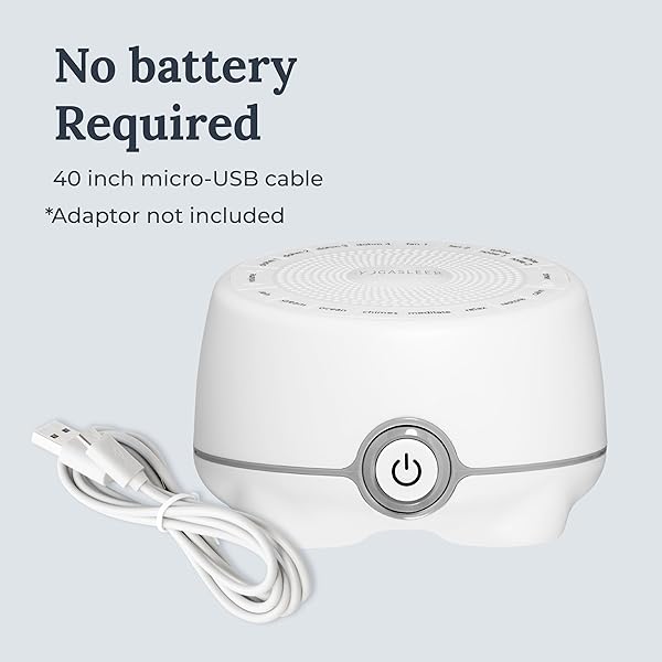 YOGASLEEP Yogasleep Whish White Noise Sound Machine with 16 Soothing Sounds for Sleep Aid Office Privacy and Travel Essentials - View 6 of 8