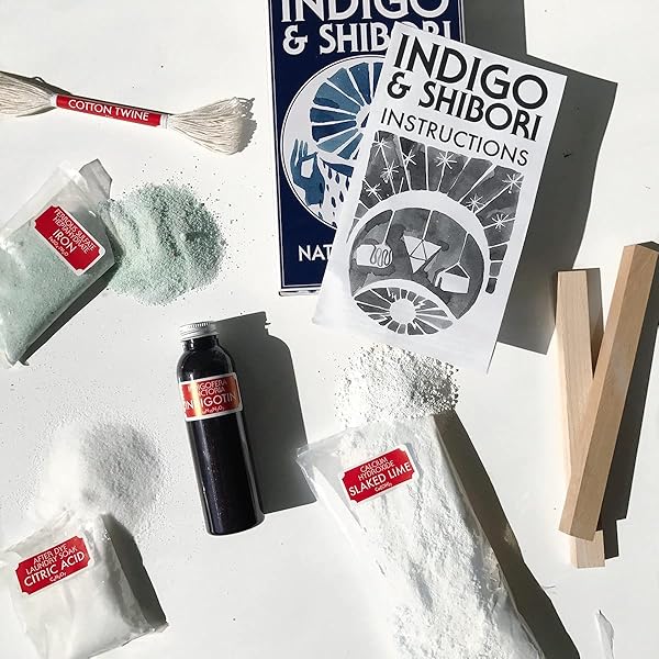 Graham Keegan Indigo and Shibori Natural Dye Kit for Vibrant Fabric Coloring and Eco-Friendly Crafting - View 4 of 8