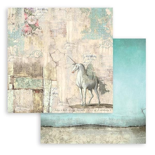 Stamperia Stamperia Intl Scrapbooking Paper - 10 Count Pack for Creative Projects | High-Quality Craft Supplies - View 3 of 10