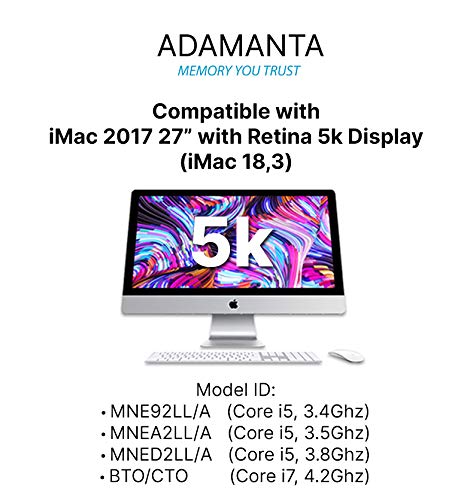 Adamanta Adamanta 64GB Memory Upgrade for 2017 Apple iMac 27" Retina 5K Display DDR4 2400MHz PC4-19200 SODIMM Dual Rank RAM - View 4 of 4