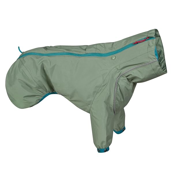Hurtta Hurtta Rain Blocker ECO Dog Raincoat Hedge Size 10 for Ultimate Protection Against Rain