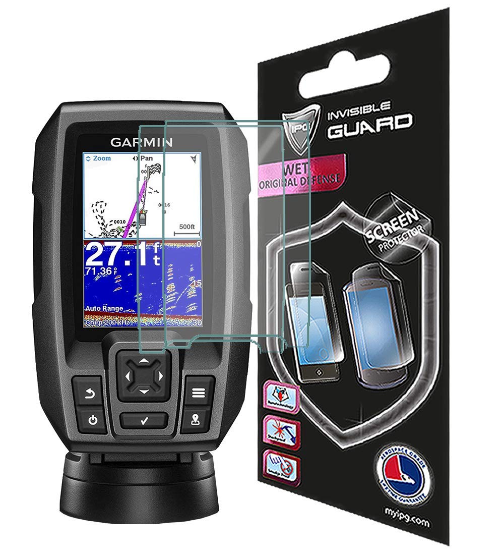 IPG Screen Protector for GARMIN STRIKER 4 4DV 4CV Fish Finder 2 Units Bubble Free Lifetime Warranty