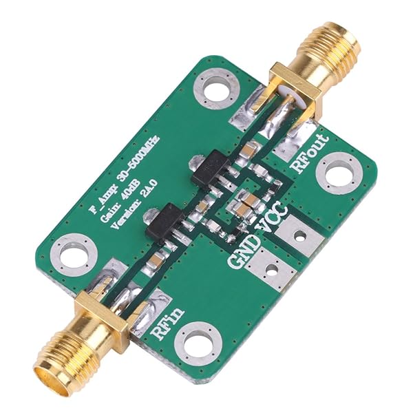 High Gain 30-4000MHz RF Amplifier Module - 40dB Broadband Board for FM, HF, VHF/UHF Applications