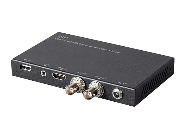 Monoprice Monoprice HDMI to 6G SDI Converter with Dual SDI Output Automatically Detects HDMI Input Signal - View 4 of 7