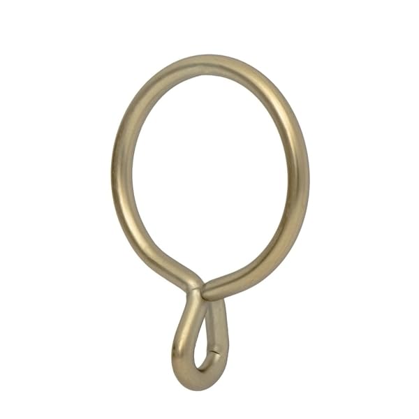 Ivilon "Ivilon 1.7" Drapery Eyelet Curtain Rings - Set of 14 Warm Gold for Easy Hooking"