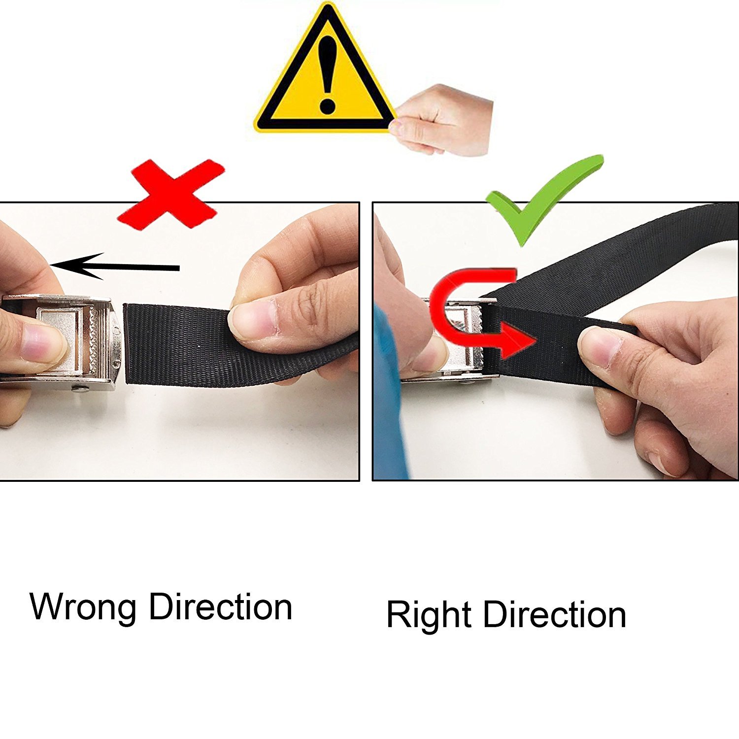 YYST YYST 72 Inch Gas Tank Strap with Stainless Steel Clamp and Deck Loops for Secure Fuel Tank Installation Hardware Included - View 3 of 3