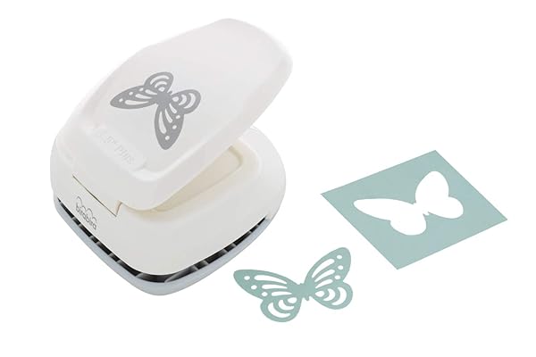 BiraBira "Shop Bira Craft 1.5" Butterfly Silhouette Lever Punch for Scrapbooking & Arts - Perfect Craft Tool!"