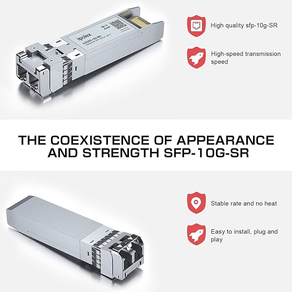 ipolex ipolex HPE J9150A 10GBASE-SR SFP+ Transceiver Module 10Gb/s MMF 850nm 300 Meter LC - View 4 of 9