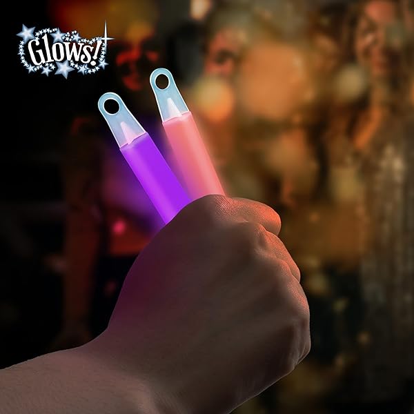Glow Fever Glow Fever Glow Sticks Bulk 100ct Premium Glow in The Dark Party Supplies Super Bright Lasts Up to 12 Hours Ideal for Birthdays and Halloween - View 3 of 8
