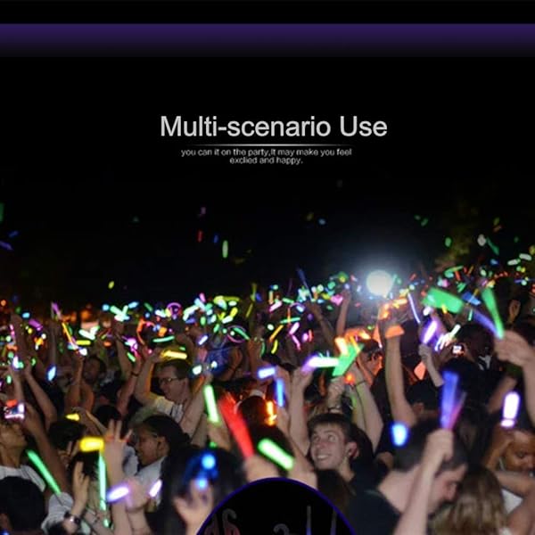 Glow Fever Glow Fever Glow Sticks Bulk 100ct Premium Glow in The Dark Party Supplies Super Bright Lasts Up to 12 Hours Ideal for Birthdays and Halloween - View 8 of 8