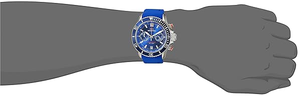 Seapro Seapro Men's Scuba Dragon Quartz Stainless Steel and Silicone Casual Watch Blue Model SP0332 - View 3 of 4