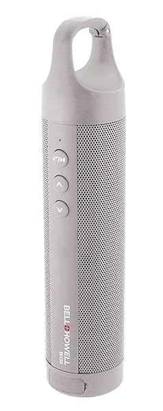 Bell+Howell Bell Howell BH30S Slimline Waterproof Clip On Bluetooth Speaker Silver for Outdoor Use