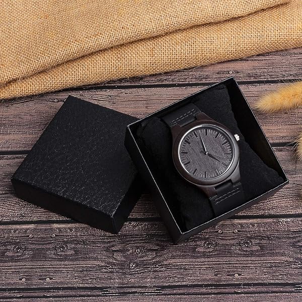 KOSTING KOSTING Engraved Wooden Watch Unique Wedding Gift for Husband or Boyfriend Perfect Anniversary Present - View 6 of 7