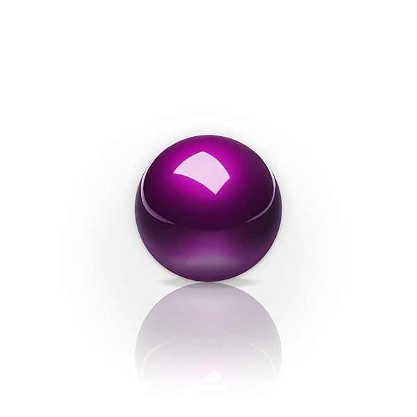 Perixx PERIPRO-303GP 34mm Replacement Trackball Glossy Purple Ball for Logitech M570 MX Ergo PERIMICE-517 717 Smooth Precise Control