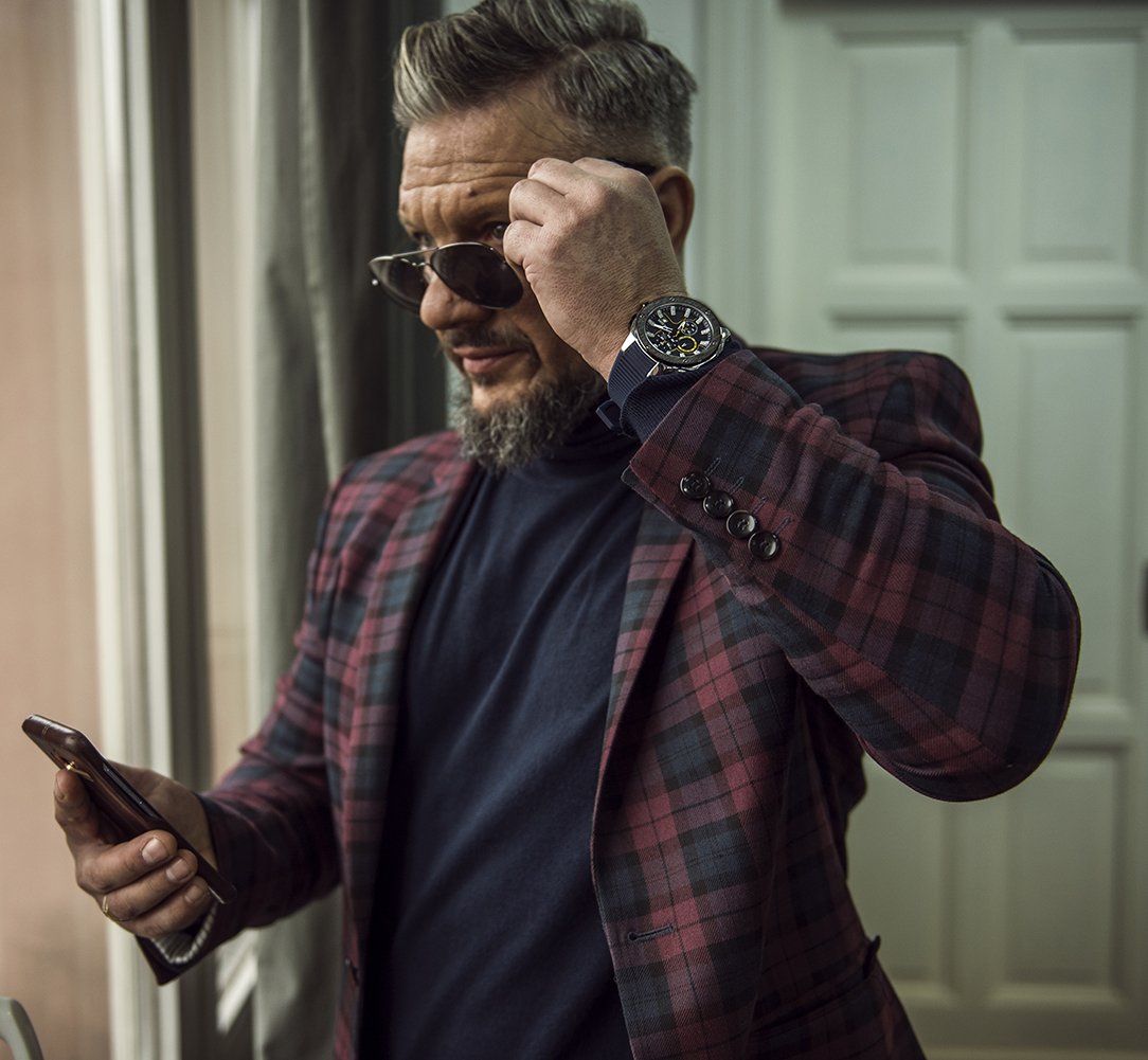 MEGIR MEGIR Men's Sports Chronograph Luminous Quartz Watch with Blue Silicone Strap Ideal for Gifts - View 3 of 9