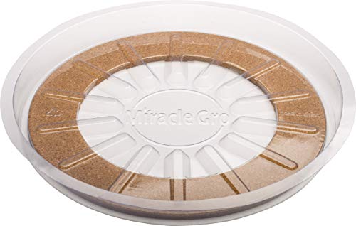 Bond "Miracle-Gro 14" Hybrid Cork/Plastic Saucer - Durable Clear Plant Tray for Indoor & Outdoor Use" - View 2 of 2